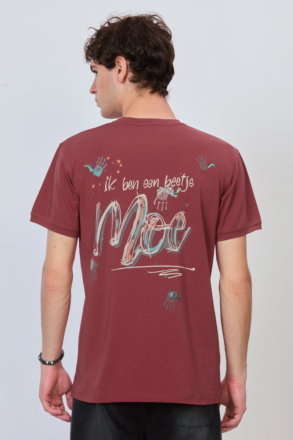 Signature Maroon Back Graphic T-Shirt