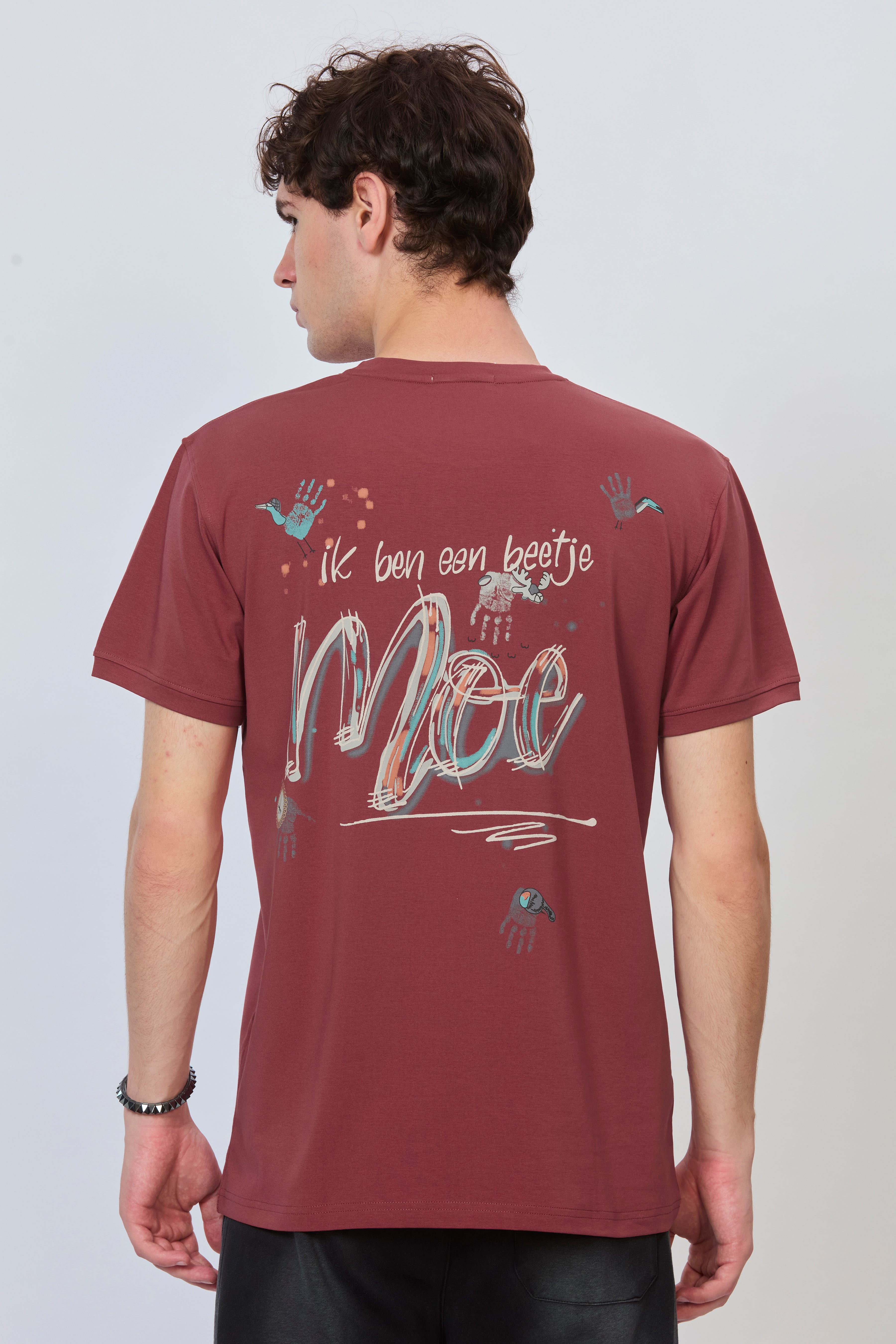 Signature Maroon Back Graphic T-Shirt