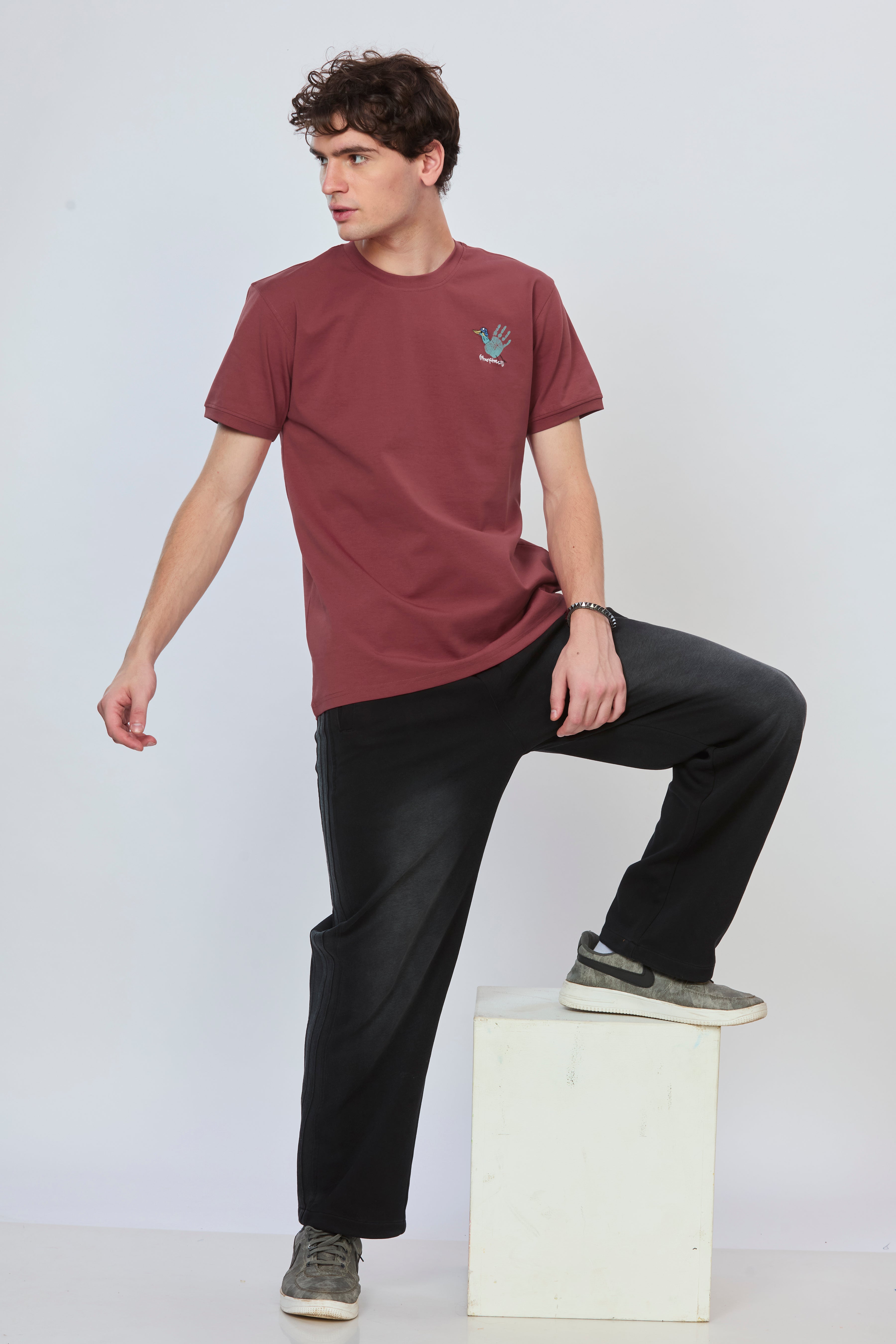 Signature Maroon Back Graphic T-Shirt