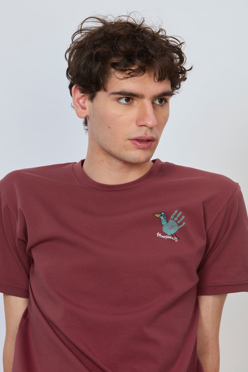Signature Maroon Back Graphic T-Shirt