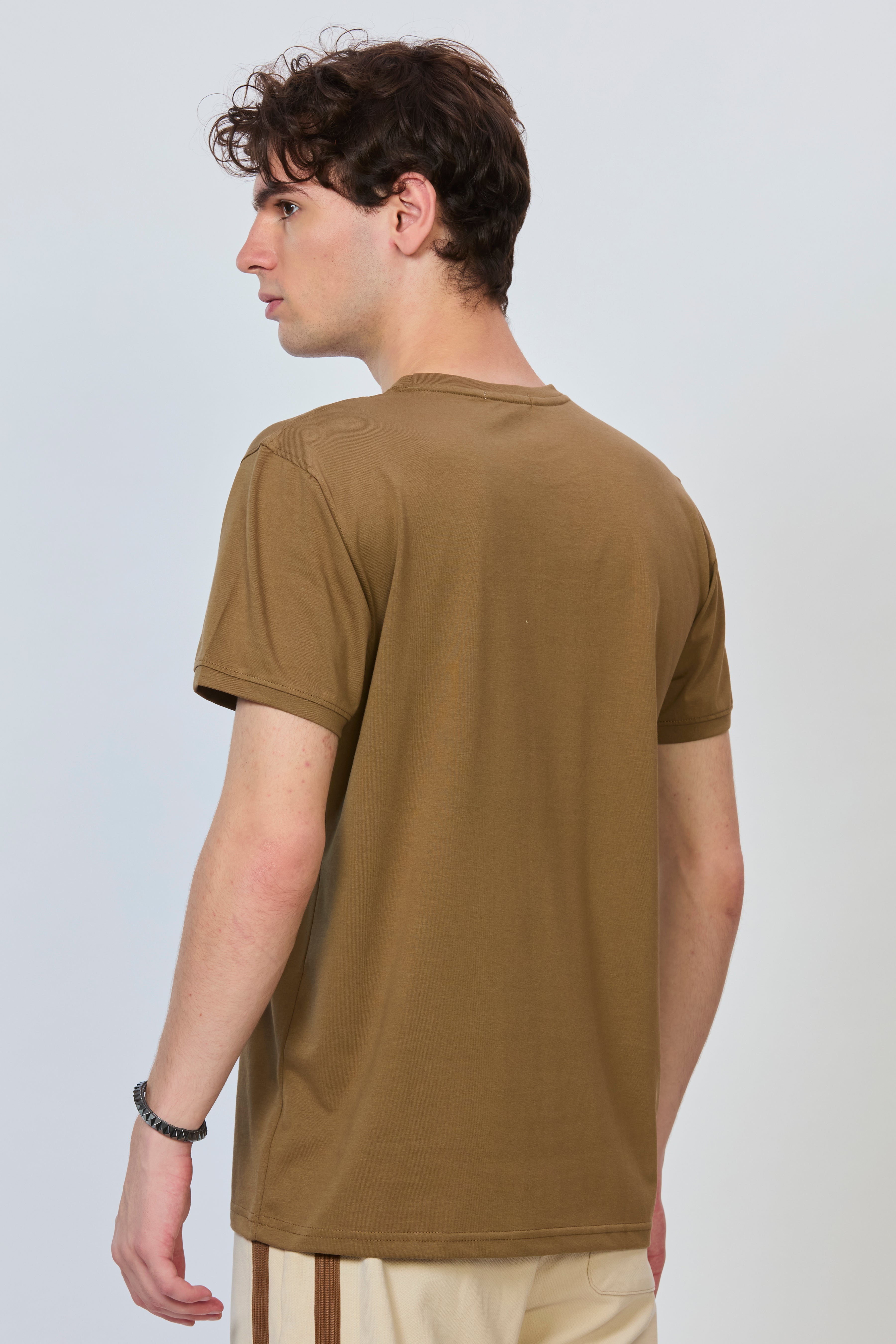 Classic Khaki Casual Tee