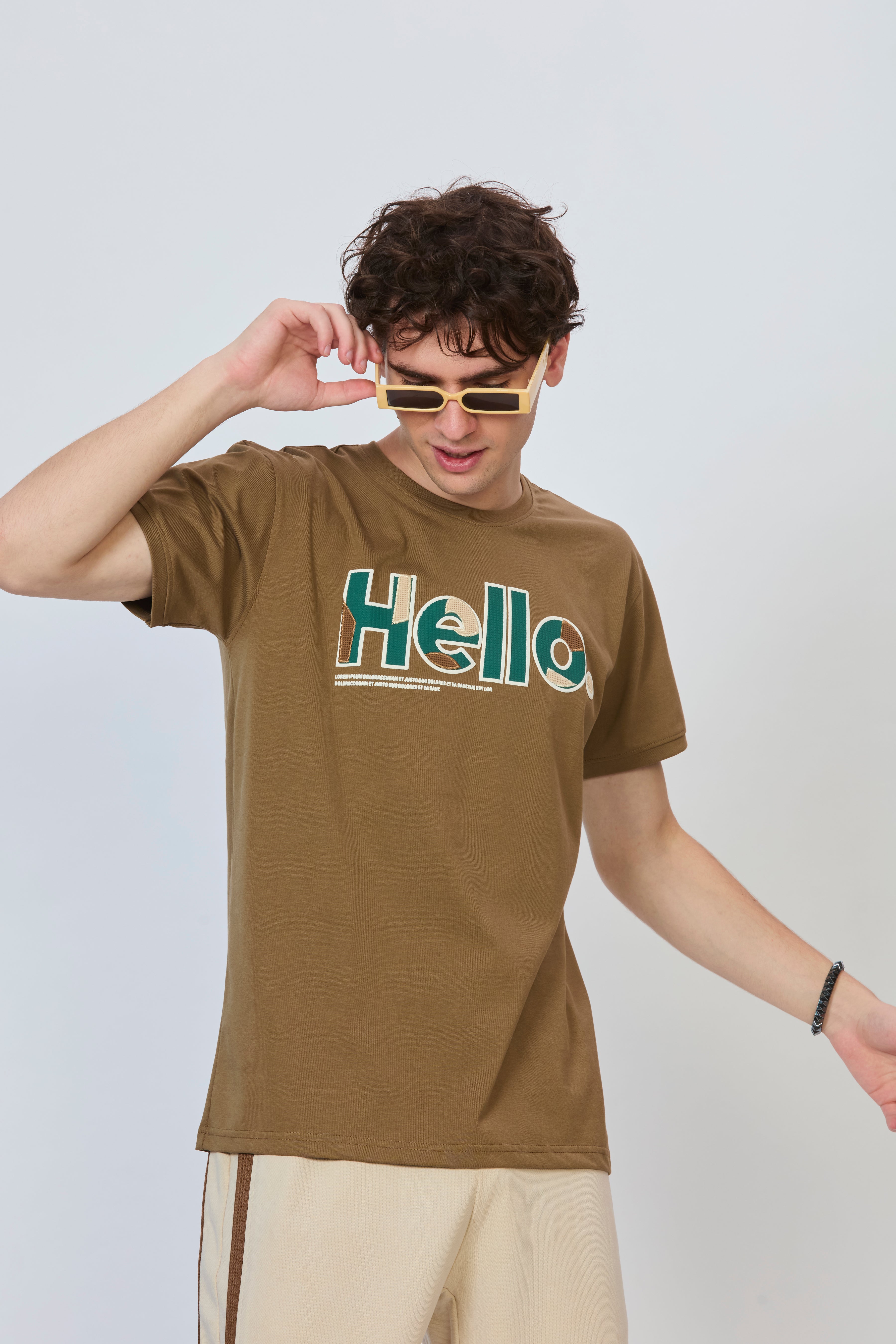 Classic Khaki Casual Tee