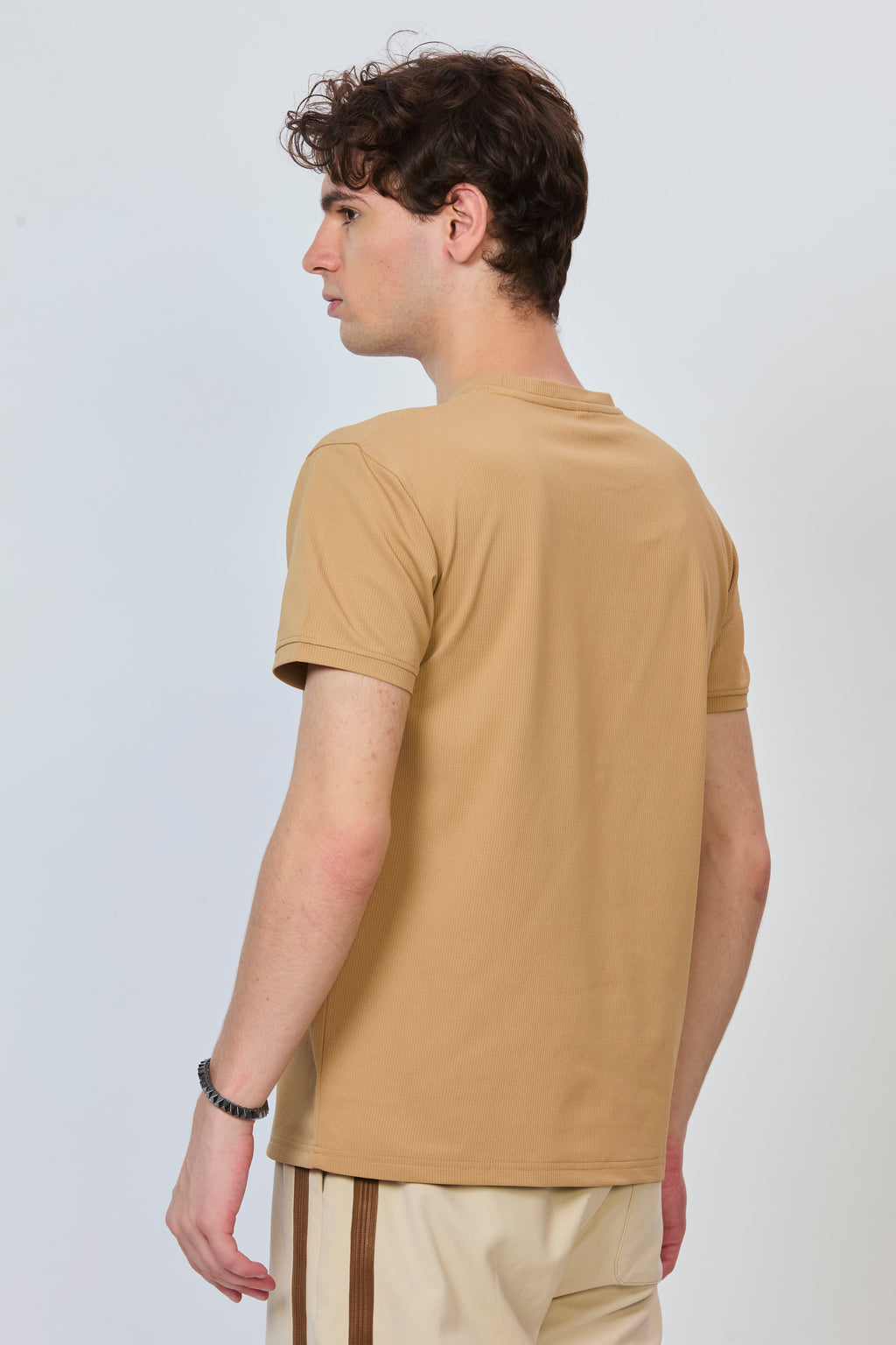 Cream Graphic Print Tee