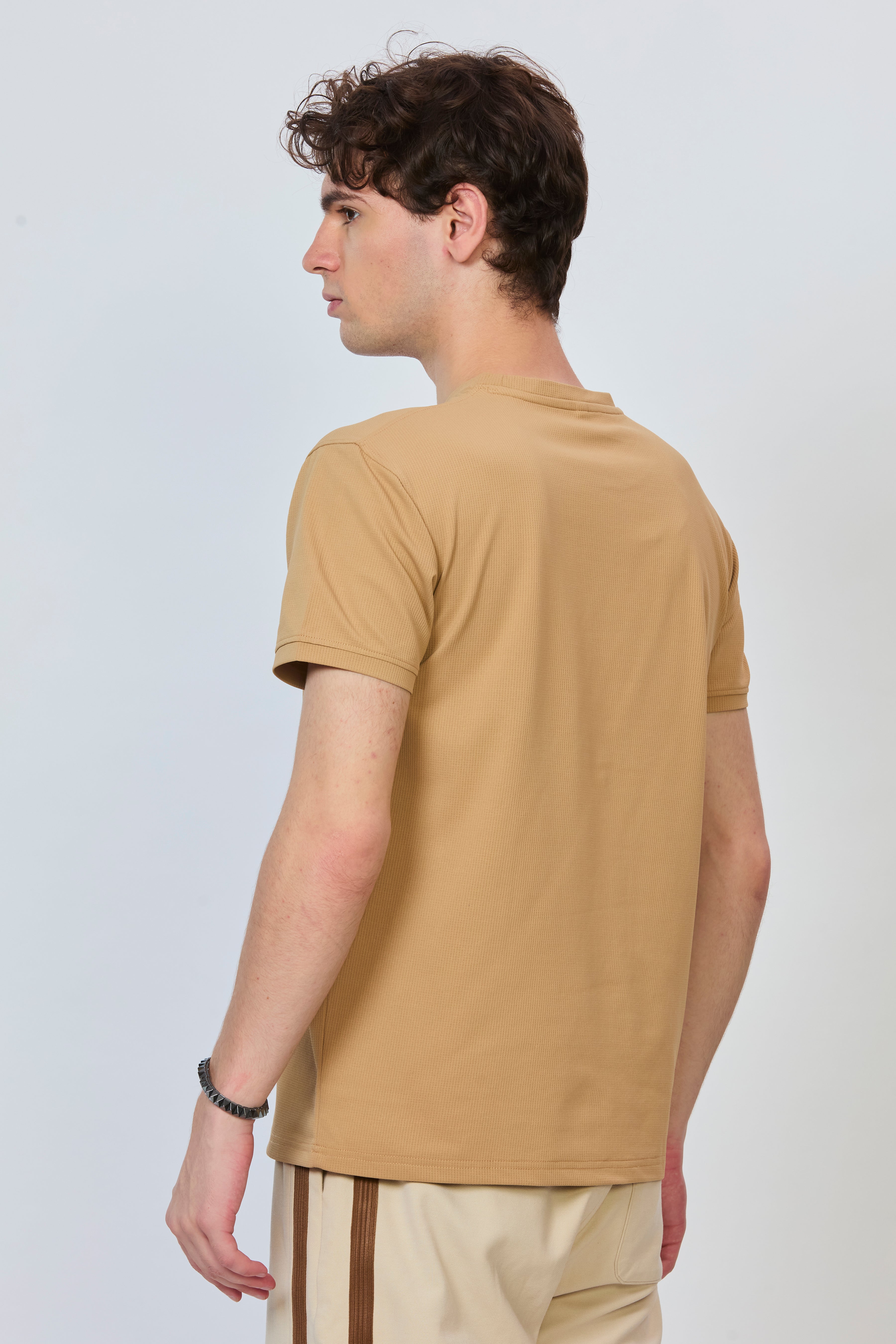 Cream Graphic Print Tee